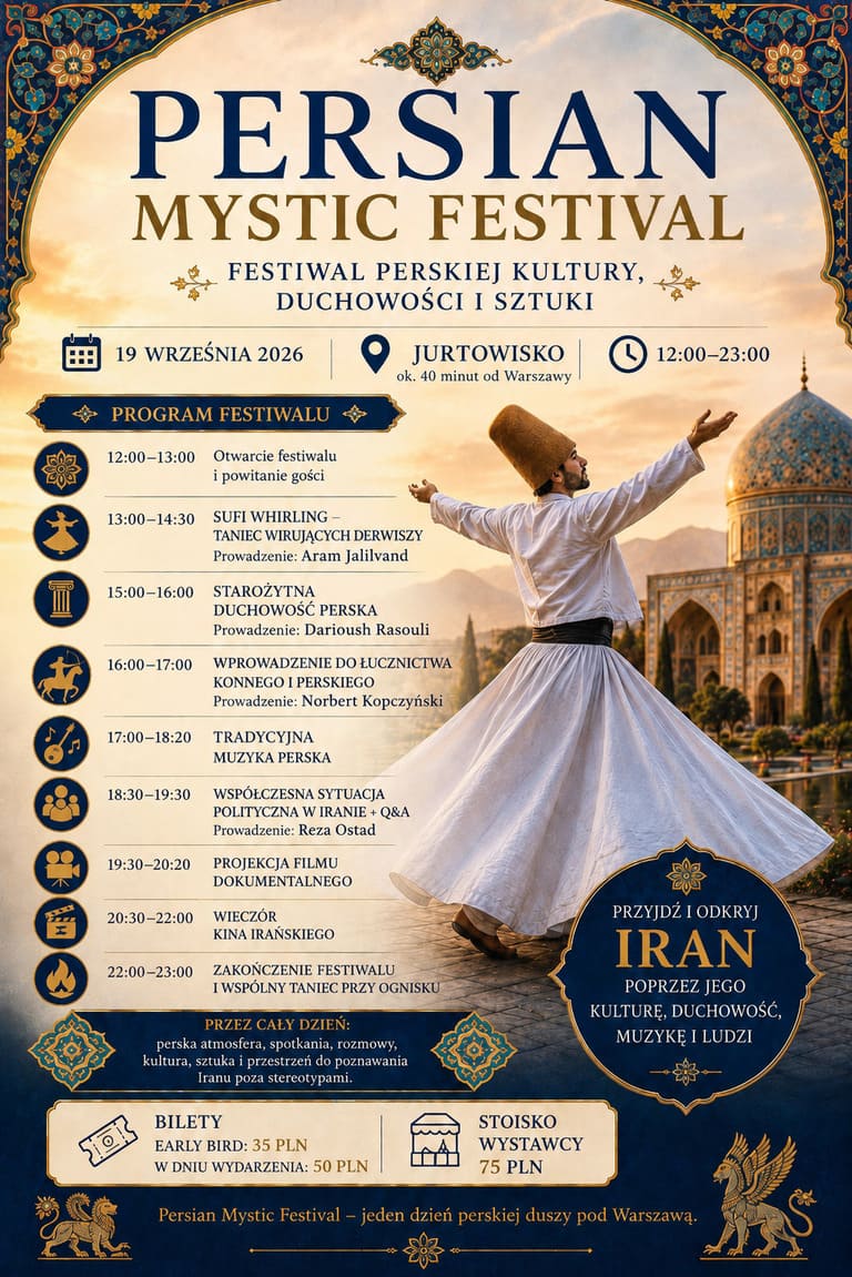 JURTOWISKO - PERSIAN MYSTIC FESTIVAL - Festiwal Perskiej kultury, duchowości i sztuki